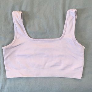 Light Purple Fabletics Sports Bra